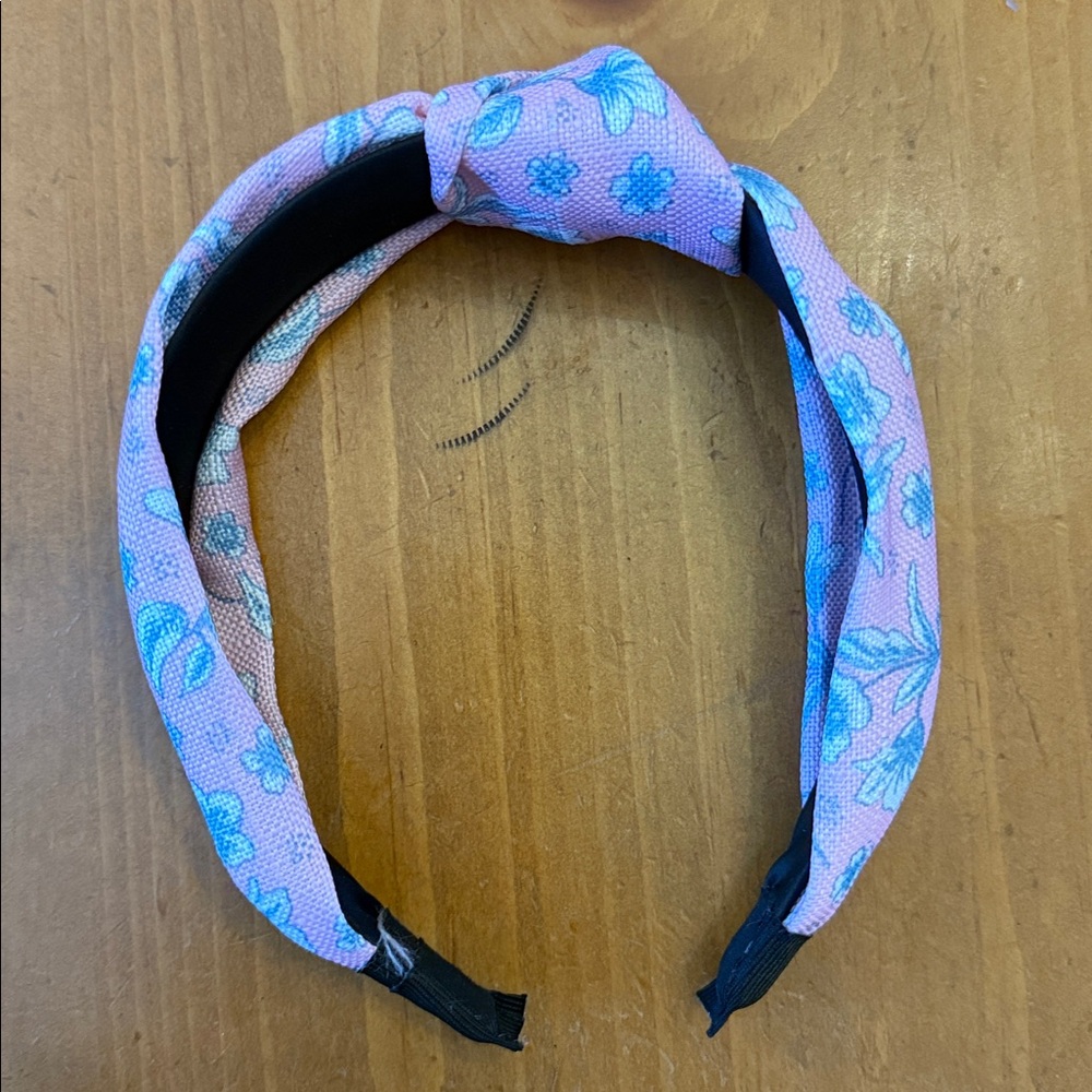Floral Pink and Blue Headband